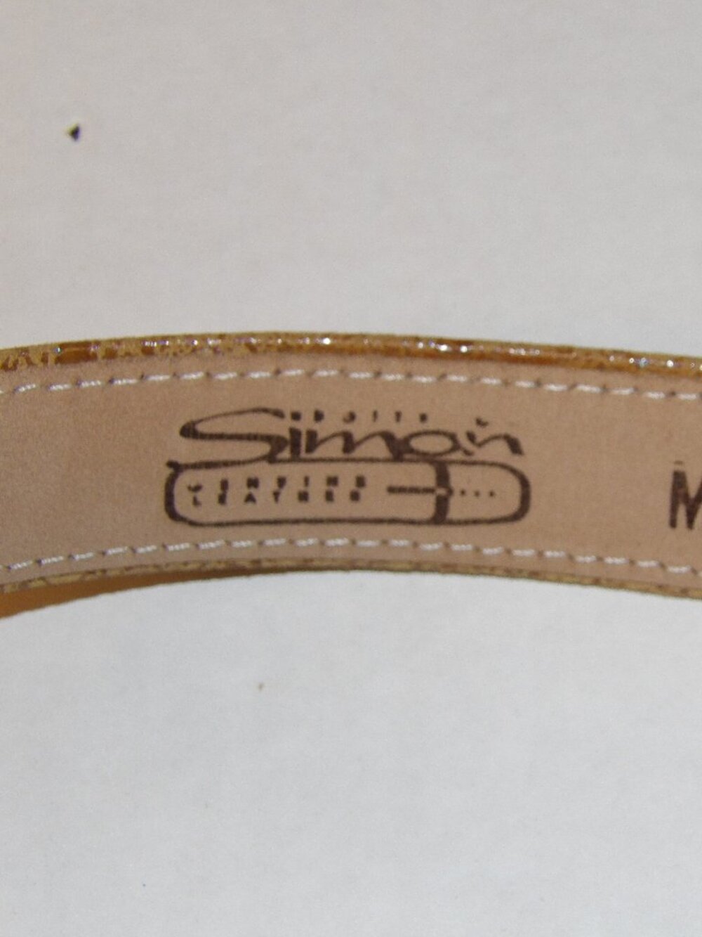 Belts by SIMON Tan Belt Women's Medium - Picture 3 of 5